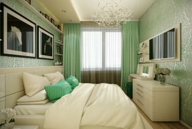 Интерьер спальни 12 кв.м в современном стиле в хрущевке: фото, дизайн