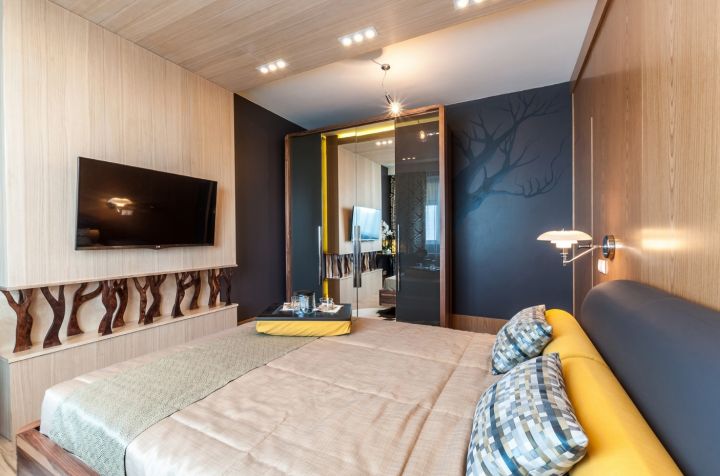 Дизайн спальни 12 кв. м - ЛУЧШИХ фото современных интерьеров