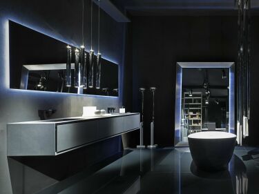 Ванная комната темная дизайн