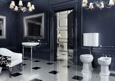 Ванная комната темная дизайн