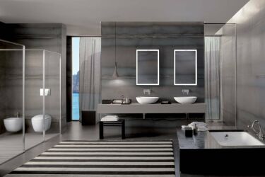 Ванная комната темная дизайн