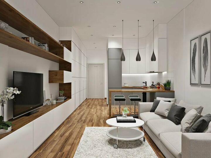 Дизайн кухни-гостиной 17 кв.м: планировки, расстановка мебели и зонирование с фото-примерами