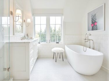 Ванная комната в белом цвете: дизайн интерьера с 50+ фото