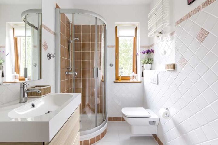 Дизайн ванной комнаты с душевой: фото интерьеров | витамин-п-байкальский.рф