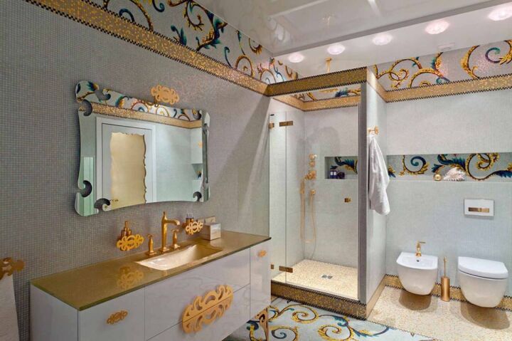 Роспись ванной комнаты (79 фото)