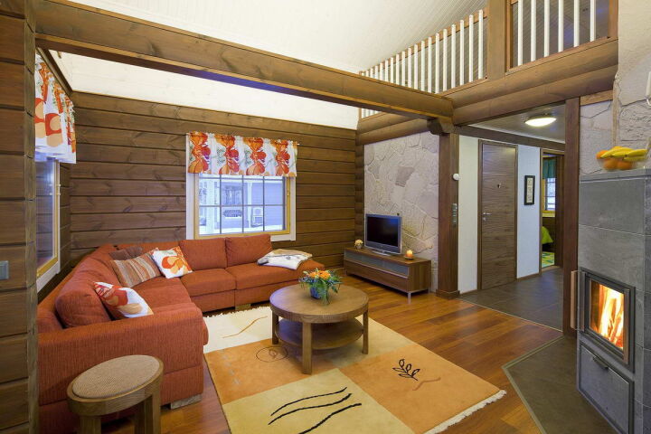 Интерьер деревянного дома из бруса. Особенности отделки и декора