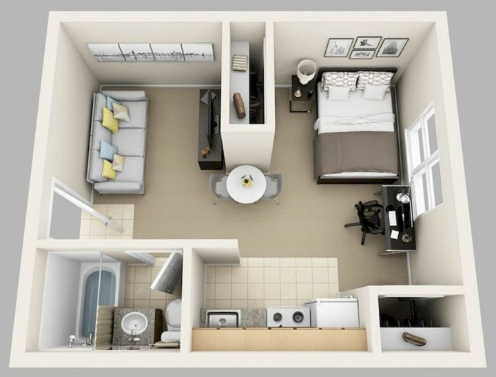 Цены и сроки разработки дизайна небольших квартир-студий