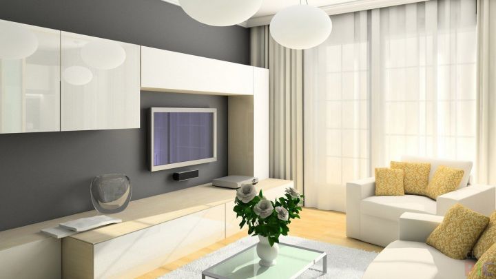 Дизайн зала в квартире: 18 и 20 кв м в панельном доме с фото | Ev için, Ev dekoru, Oturma