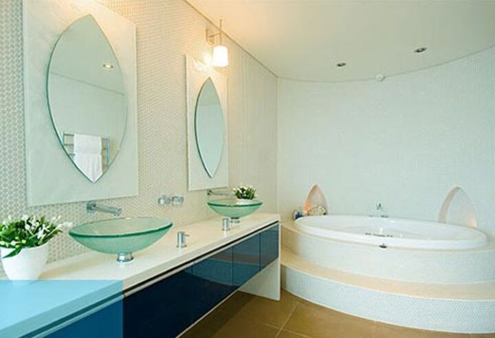 Правильный цвет ванной комнаты согласно науке фен-шуй