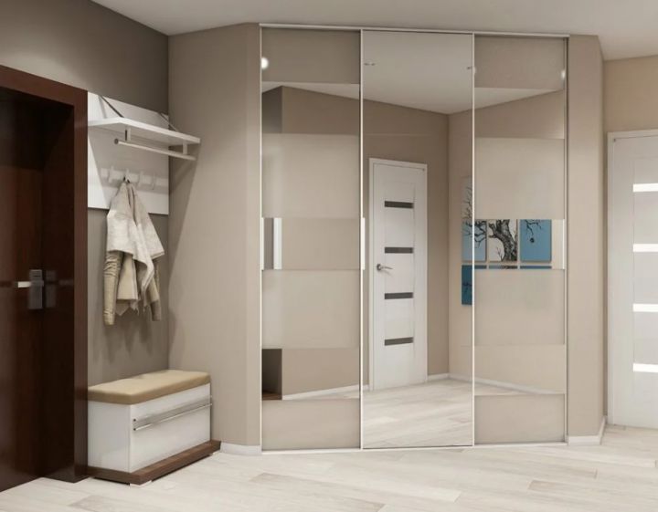 Угловая полукруглая гардеробная | Реконструкция шкафа, Белые шкафы, Современный шкаф
