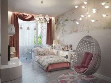 Дизайн комнаты для девочки 10-12 лет