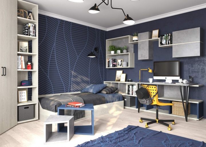 Дизайн комнаты для подростка: 60 фото, идеи интерьеров