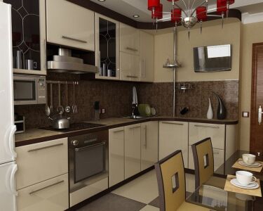 Дизайн простой кухни в квартире