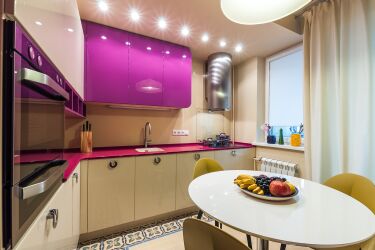 Особенности оформления дизайна кухни под потолок (50 реальных фото)