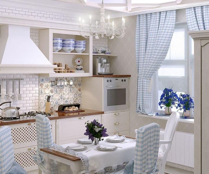 Дизайн интерьера кухни в стиле прованс с фото