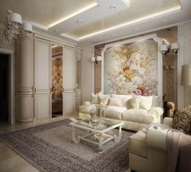 Дизайн строгие гостиные