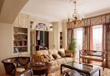 Дизайн строгие гостиные