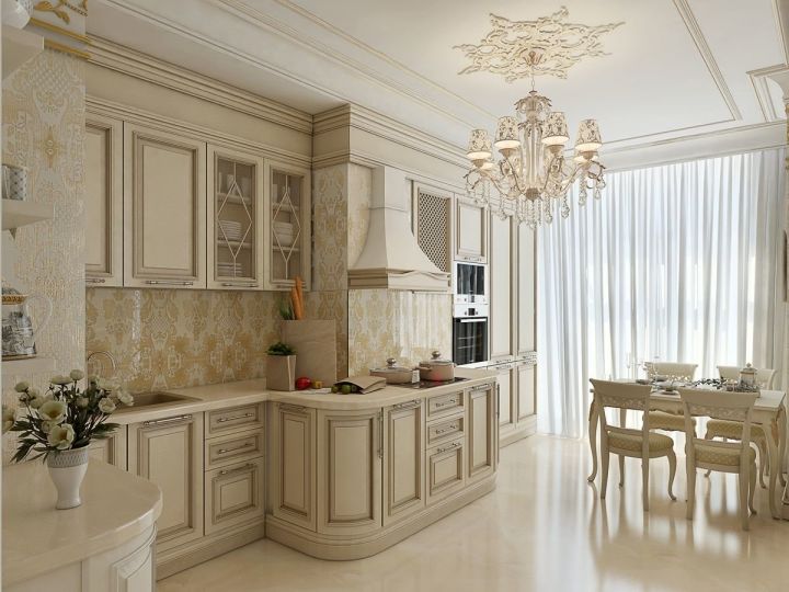 Кухня в классическом стиле — 65 фото современного интерьера