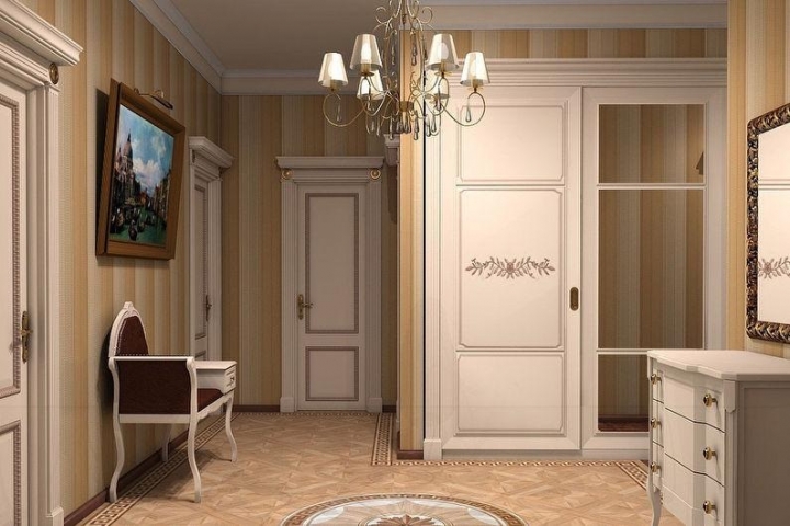 Классический стиль в прихожей