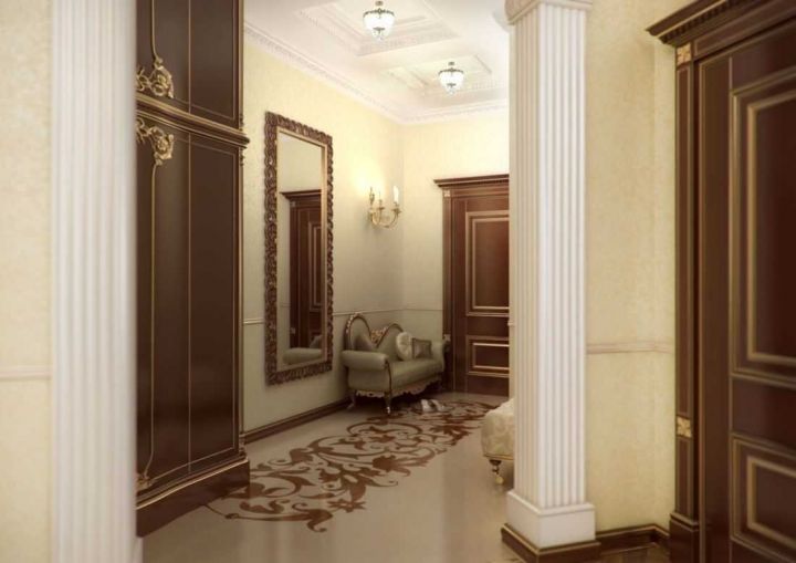 Классический интерьер прихожей