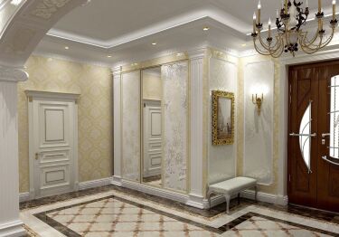 Дизайн ретро коридора