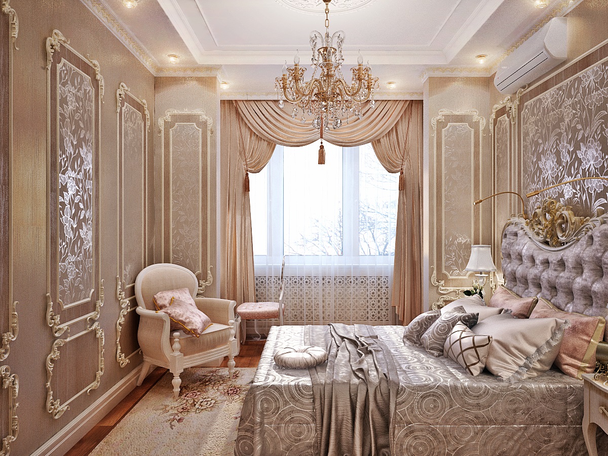 Классическая Спальня Фото