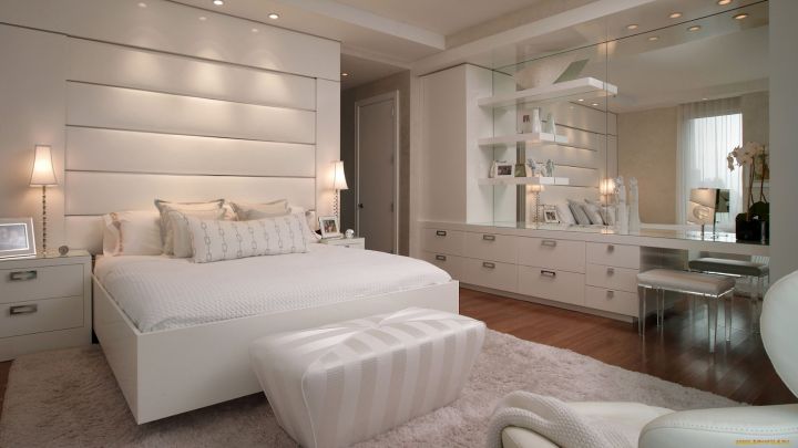 Оригинальный и практичный дизайн спальни в современном стиле (61 идеи интерьера)