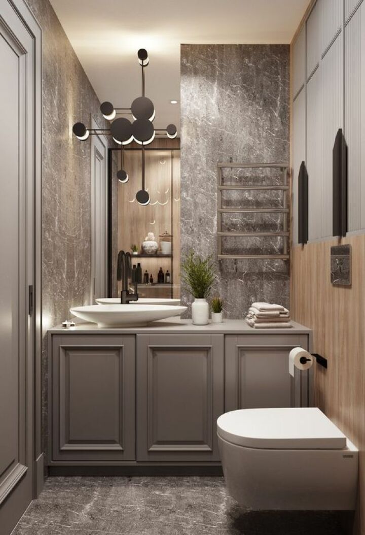 Варианты дизайна маленькой ванной комнаты с фото: советы и разбор - Leman