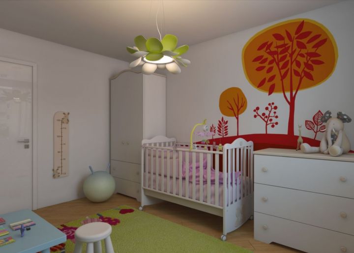 Дизайн детской комнаты для новорожденного: 20 идей
