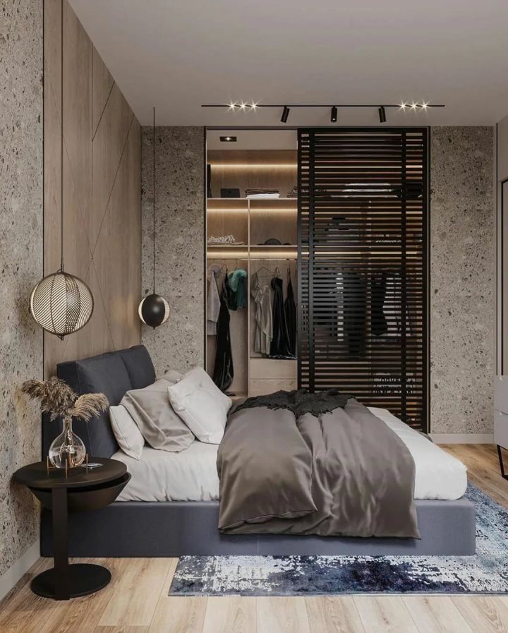 Дизайн и планировка спальни с гардеробной: как сделать и обустроить систему хранения | malino-v.ru