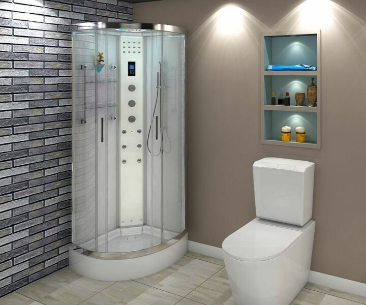 Дизайн ванной комнаты с душевой кабиной - 60+ реальных фото