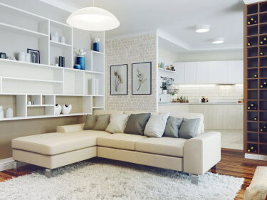 Преимущества использования угловых диванов в интерьере гостиной