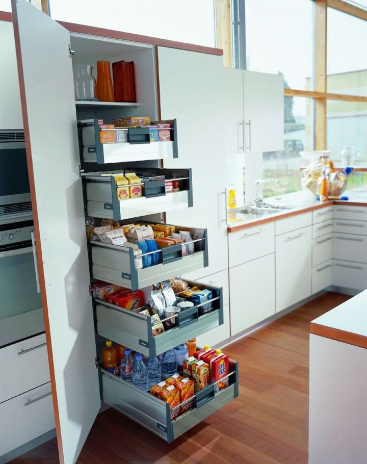 Умные выдвижные системы для кухни – ящики и полки, о которых мечтает каждая хозяйка!