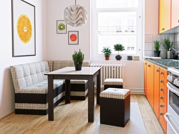 Угловые диваны для кухни — для посиделок с друзьями и семейных ужинов