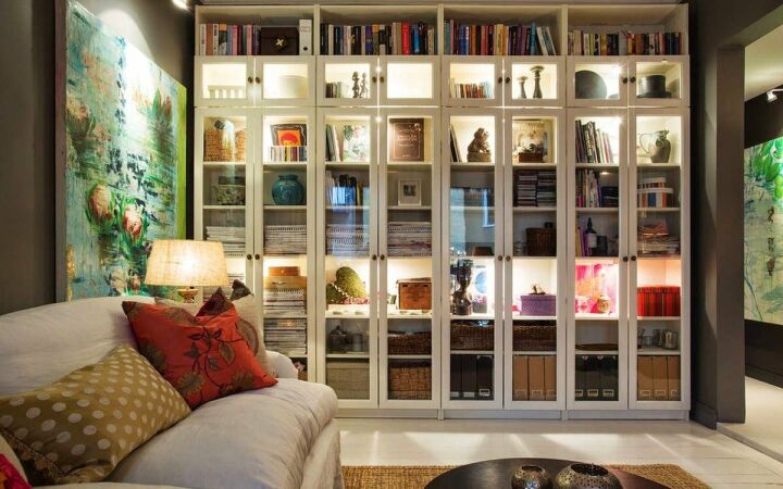 Шкафы в интерьере гостиной — 42 фото идей в блоге MrDoors