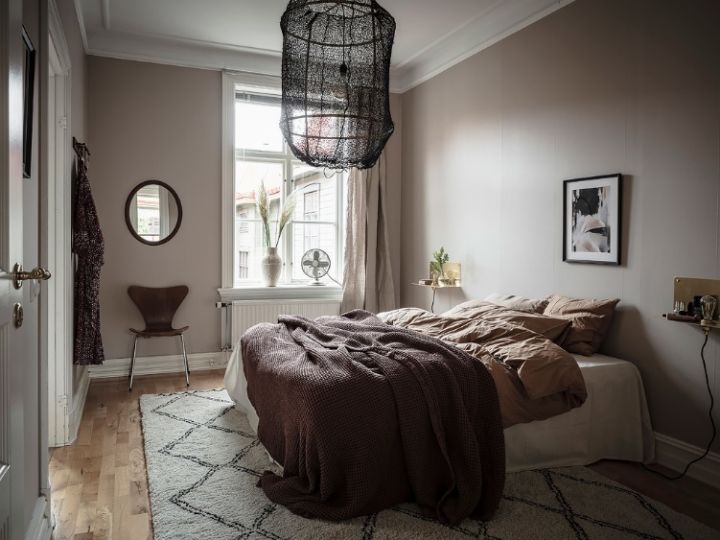 Шоколадная спальня — фото примеры дизайна спальни в шоколадных тонах