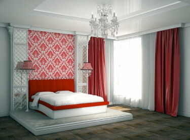 Бордовая комната – дизайн интерьеров бордового цвета
