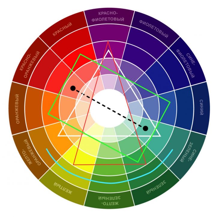 Цветовой круг Иттена: правила использования и 8 схем для гармоничной палитры