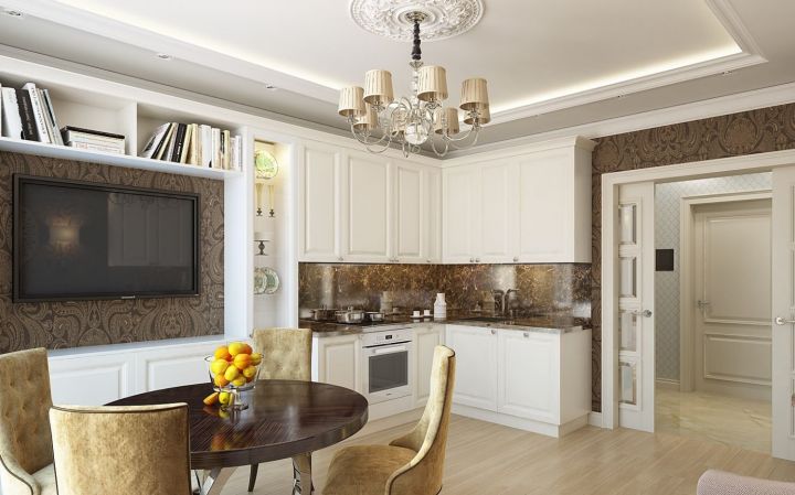 Дизайн кухни гостиной 20 кв м: фото современных интерьеров | centerforstrategy.ru