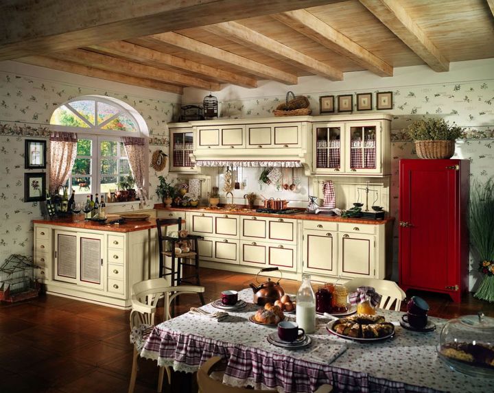 Кухня в деревенском стиле: характерные черты и особенности, на что .