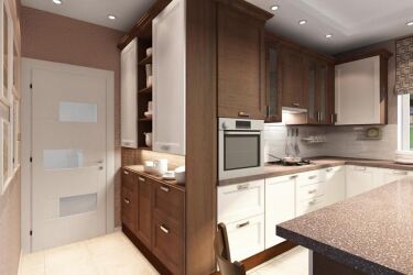 Дизайн кухни 4 кв м прихожей