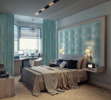 Дизайн спальни 16 кв.м. в современном стиле: 20 новых фото интерьеров