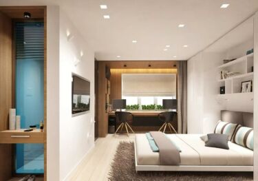 Дизайн однокомнатной квартиры 30 кв.м: фото, интерьер 1-комнатной квартиры площадью 30 кв м