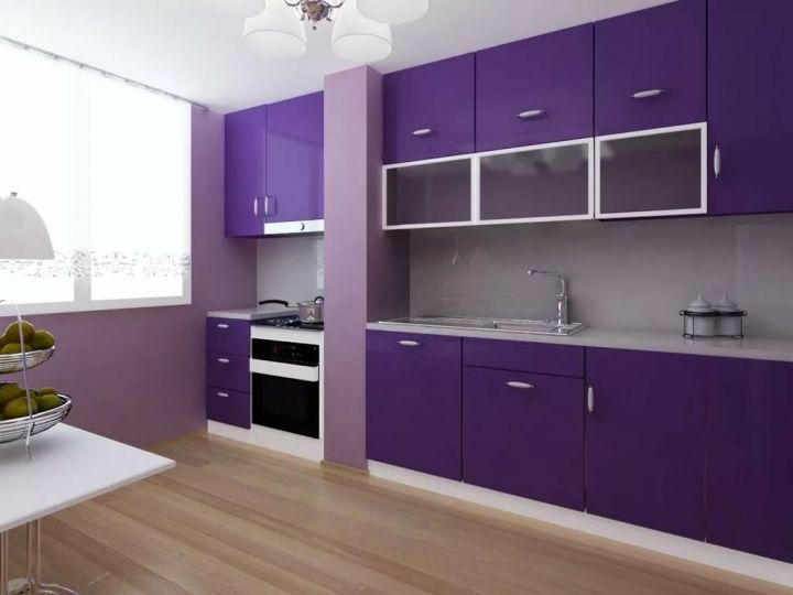 Выбор оттенков и цветовых сочетаний для кухни в фиолетовых тонах
