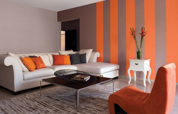 Оранжевый цвет в интерьере — сочетания, варианты использования, фото