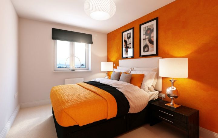 Оранжевый цвет в интерьере: с чем правильно сочетать в разных комнатах | азинский.рф