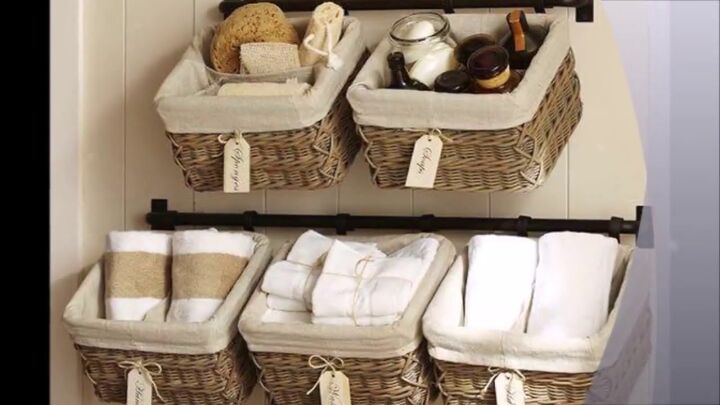 Про корзины для белья в шкаф или тумбу для ванной. Обзор готовых вариантов и самоделок
