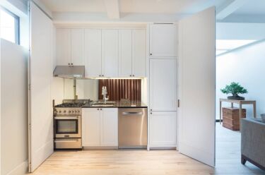 Дизайн кухни 4 кв м прихожей