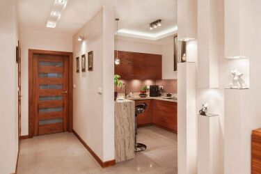 Дизайн кухни 4 кв м прихожей