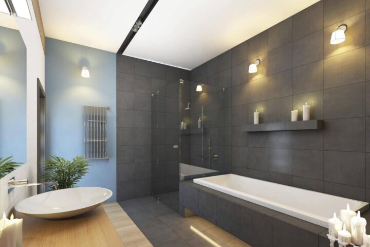Нюансы освещения ванной комнаты: правила, советы, оригинальные фото-примеры освещения ванных комнат